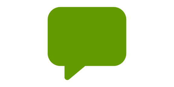 green chatbox icon